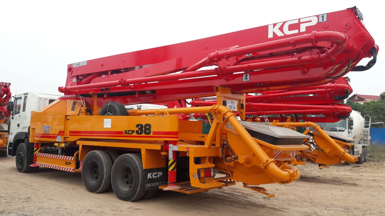 Ưu điểm vượt trội của xe bơm bê tông KCP trong thi công