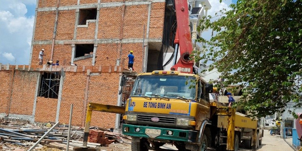 Dịch vụ xe bơm bê tông tại Bê Tông Kim Thịnh